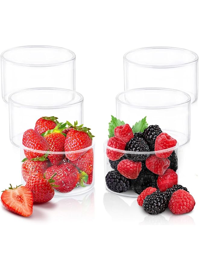 S-TOP Small Glass Bowl Set (105 Ml) Set Of 6, Clear, 3.5 Ounce Glass Bowls - Image 1