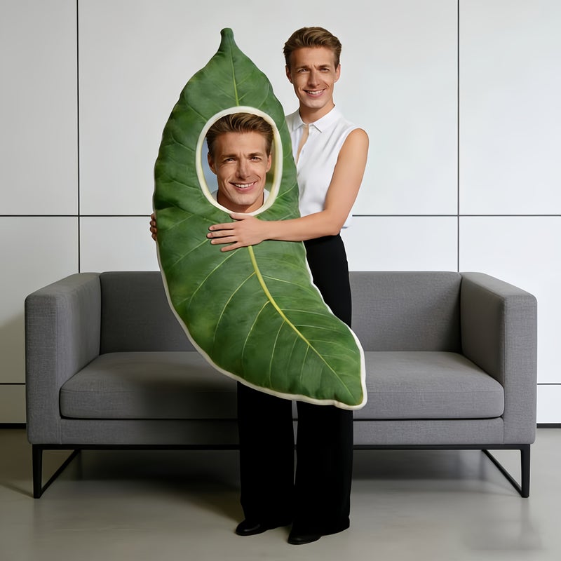 Decorative Leaf Throw Pillow 25cm Ideal for Sofa Bed Gift - Image 2