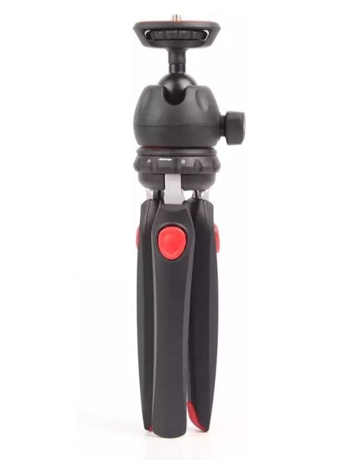 DUSALA Top Mini Portable Fold-able Extendable Tripod Stand for Mobile Phones and DSLR with Universal Mobile Phone Holder Convenient Telescopic Mini Tripod Table(MT-35) - Image 1