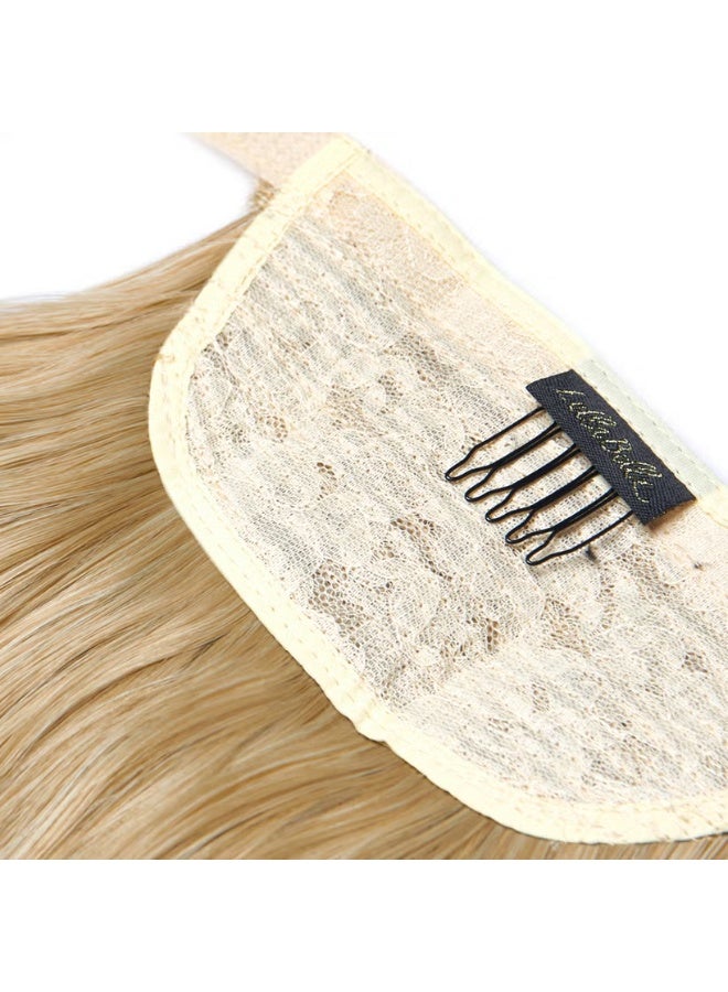 LullaBellz Grande 26" Straight Wrap Around Pony Golden Blonde - Image 2