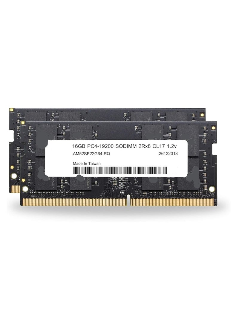 Generic 32GB (2x16GB) DDR4 2400MHz Laptop RAM Upgrade – SODIMM 2Rx8 CL17 1.2V – Compatible with Dell, HP, Lenovo, and More 
