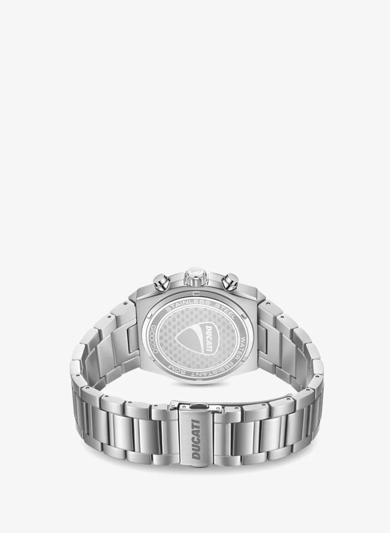 Ducati Green Frontier Green Dial, Stainless Steel Bracelet, Chronograph Watch for Men, 43mm for Men | Best Price UAE