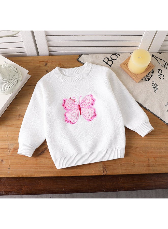 Fashionable And Versatile Sweater] Girls' Baby Autumn Fashion Versatile Pullover Toddler Pure Cotton Sweater - Image 2