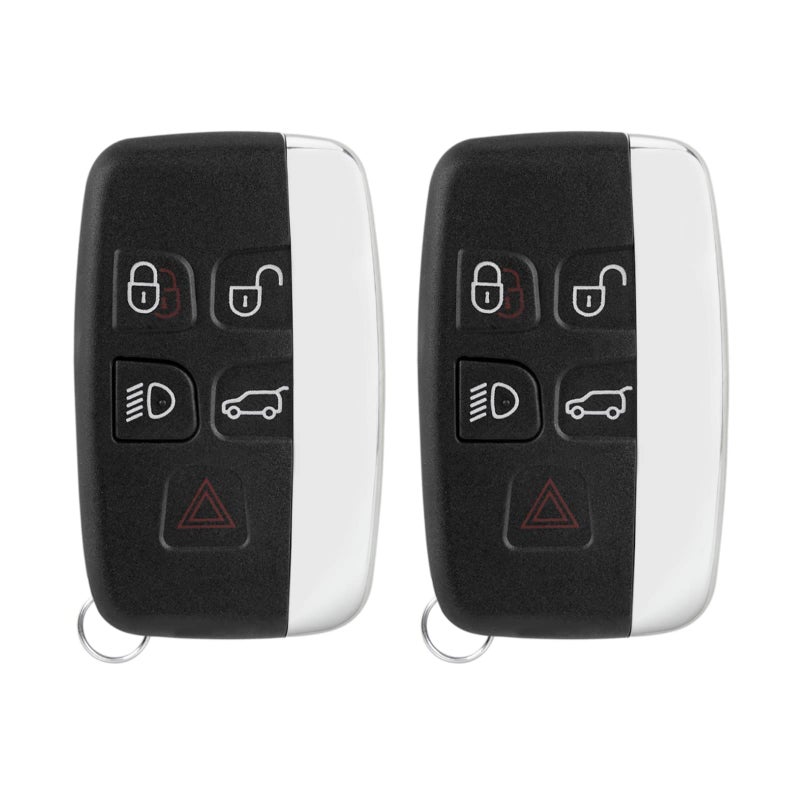 Remote Key Fob Replacement Fits for Land Rover Range Rover Sport LR2 LR4 Evoque 2012 2013 2014 2015 2016 2017 KOBJTF10A Pack of 2
