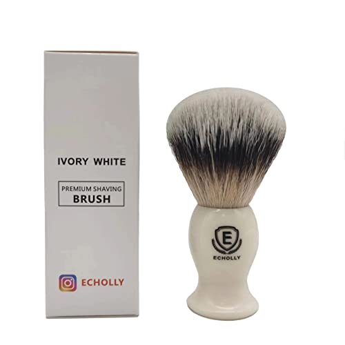 Premium Shaving Brushes for men by EchollyNO Shedding Bristle Shave Brushes for MenSmooth Acrylic Handle Legacy Shave BrushRich and Fast Lather Shaving Cream Brush Dad Gifts for Fathers Day