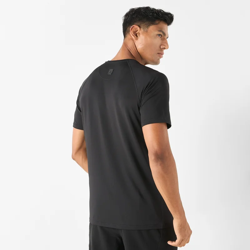 ADOT by Splash Printed T-shirt with Short Sleeves and Crew Neck