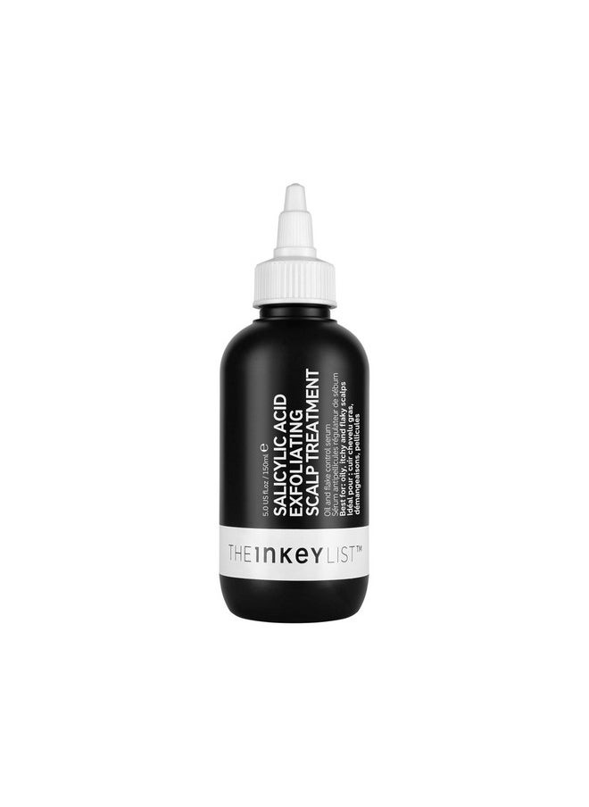 The Inkey List The INKEY List Salicylic Acid Exfoliating Scalp Treatment, Pre-Wash Salicylic Acid for Scalp, Helps Flaky, Itchy-Feeling Scalps and Hair Product Buildup, 5.07 fl oz  - Image 1