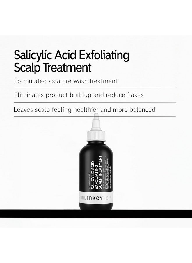 The Inkey List The INKEY List Salicylic Acid Exfoliating Scalp Treatment, Pre-Wash Salicylic Acid for Scalp, Helps Flaky, Itchy-Feeling Scalps and Hair Product Buildup, 5.07 fl oz  - Image 2