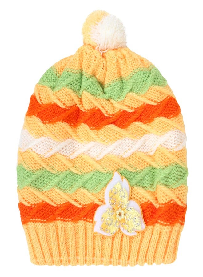 Zacharias Boy's & Girls Kids Woolen Cap & Muffler Set of 2 (Yellow;1-4 Years) 1F-03 - Image 3