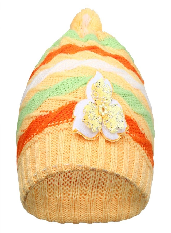 Zacharias Boy's & Girls Kids Woolen Cap & Muffler Set of 2 (Yellow;1-4 Years) 1F-03 - Image 5