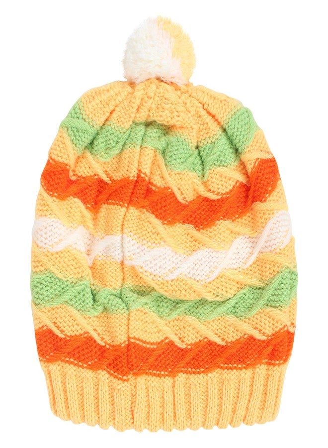 Zacharias Boy's & Girls Kids Woolen Cap & Muffler Set of 2 (Yellow;1-4 Years) 1F-03 - Image 4
