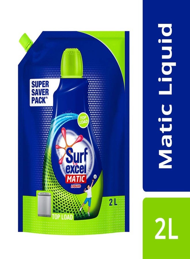 سيرف إيكسل سائل غسيل الملابس Surf Excel Matic ذو التحميل العلوي، عبوة إعادة تعبئة 2 لتر - عرض توفير مميز، ومسحوق غسيل الملابس Easy Wash، 3 كجم - Image 3