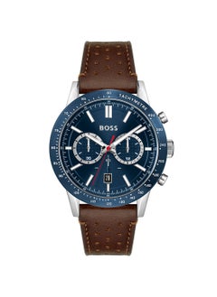 HUGO BOSS ساعة يد جلدية للرجال من ألور - 1513921  - Image 1