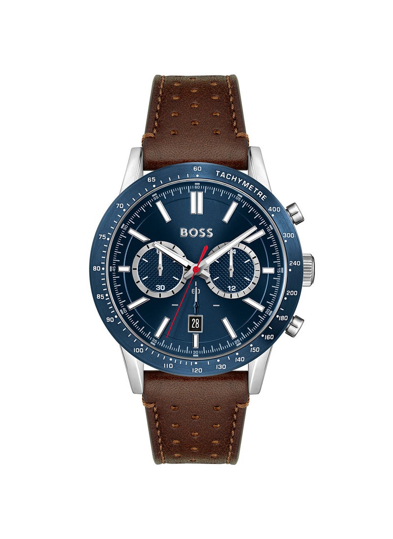 HUGO BOSS Men's Allure Leather Wrist Watch - 1513921  - Image 1