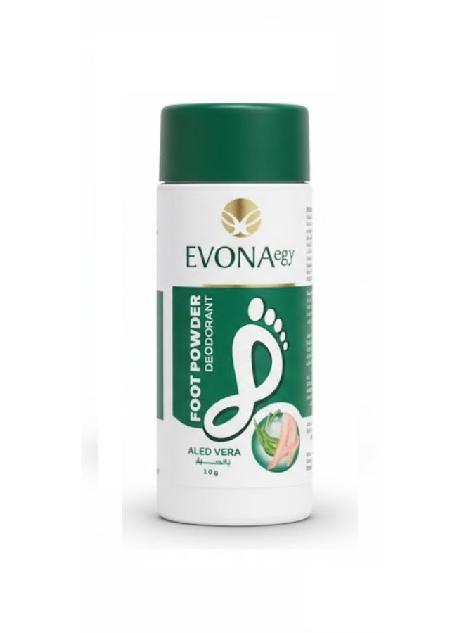 Evona Foot Powder Deodorant With Aloe Vera 50grams
