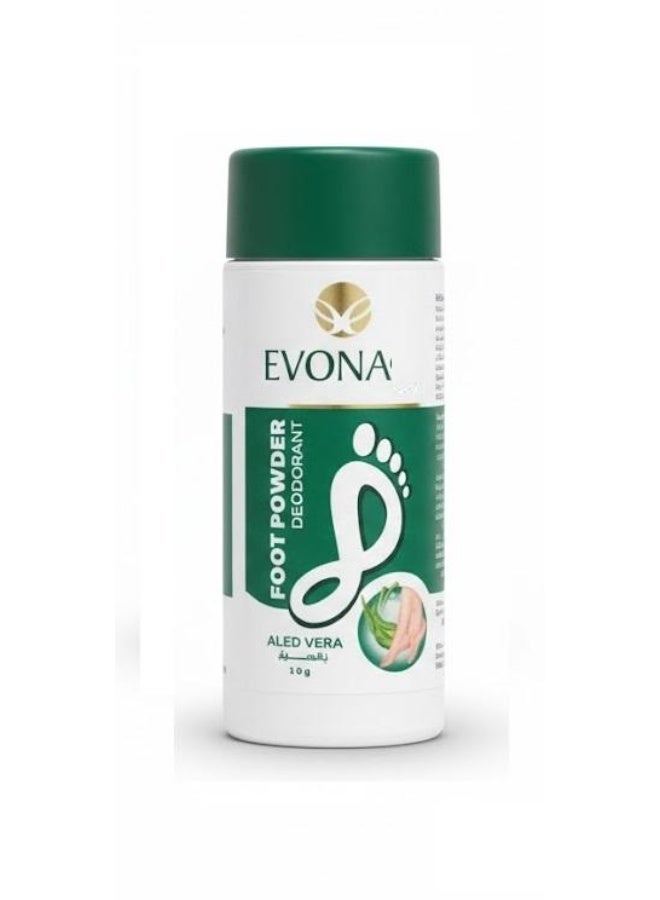 Evona مزيل عرق بودرة القدم بالصبار 75 جرام - Image 1