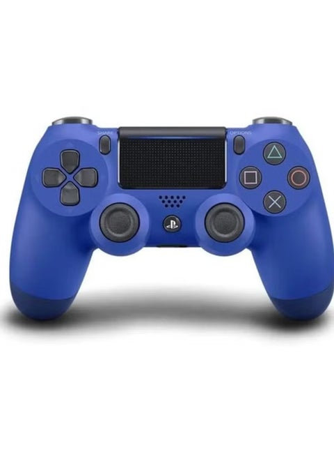 Wireless Game Controller for PS4 – Dual Vibration Gamepad with Touchpad, Built-In Speaker, 3.5mm Jack, Ergonomic Design & Long Battery Life – Blue