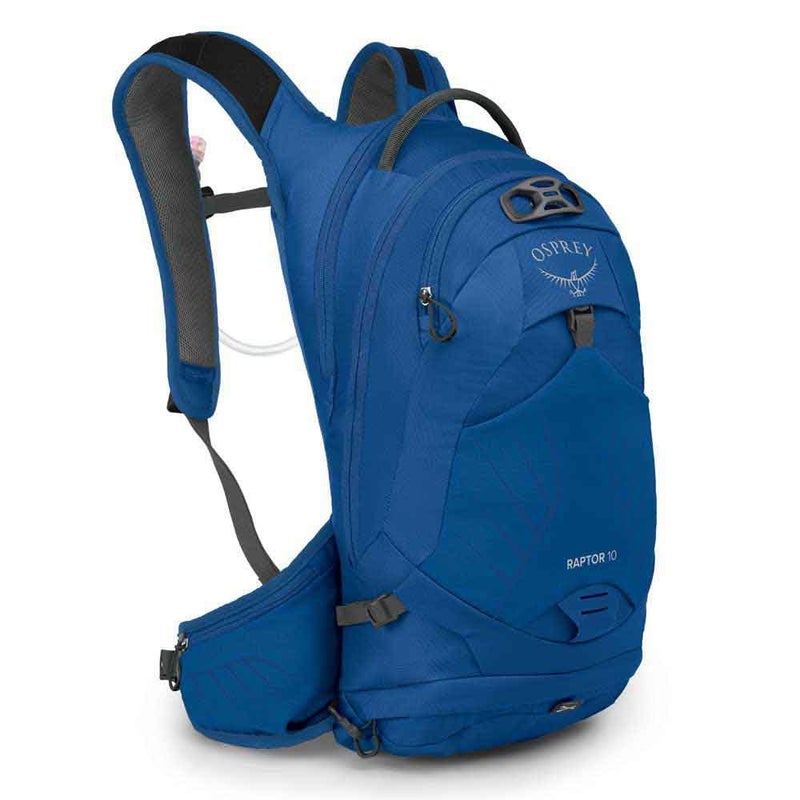 Osprey Raptor 10L Mens Biking Backpack with Hydraulics Reservoir Postal Blue