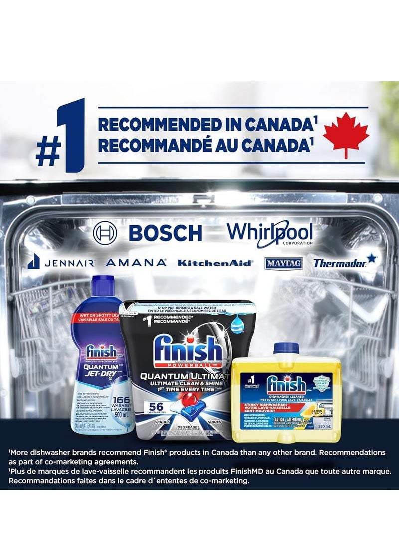 Finish Powerball Quantum Dishwasher Detergent Tablets – Powerful Grease & Stain Removal, Spot-Free Shine, Fast-Dissolving Pods, Advanced Glass Protection, Everyday Use - 88 Count Pack Of 1 - Image 5