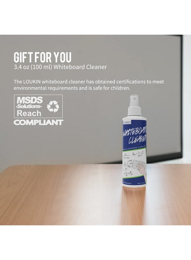 Loukin Shag Dry Erase Eraser (3.4 Fl Oz Whiteboard Cleaner Included), Microfiber Whiteboard Eraser, Washable Glass Board Eraser, For Classroom, Home And Office Use(1 Pack) - Image 3