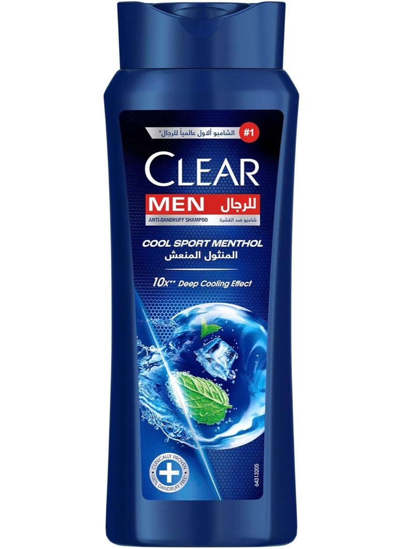 كلير شامبو ضد القشرة للرجال المنثول المنعش بالنعناع المنعش - 600 مل - Image 1