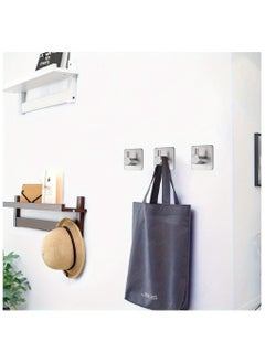 Generic 4-Pack Heavy-Duty Waterproof Stainless Steel Robe & Towel Hooks - Easy Install Wall Mount Fashion Hook Set with Polished Finish for Bathroom and Bedroom Organization  - Image 5