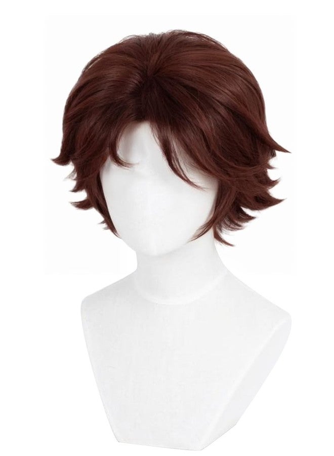 DAZCOS Wig Short Brown hair (Brown) - Image 2