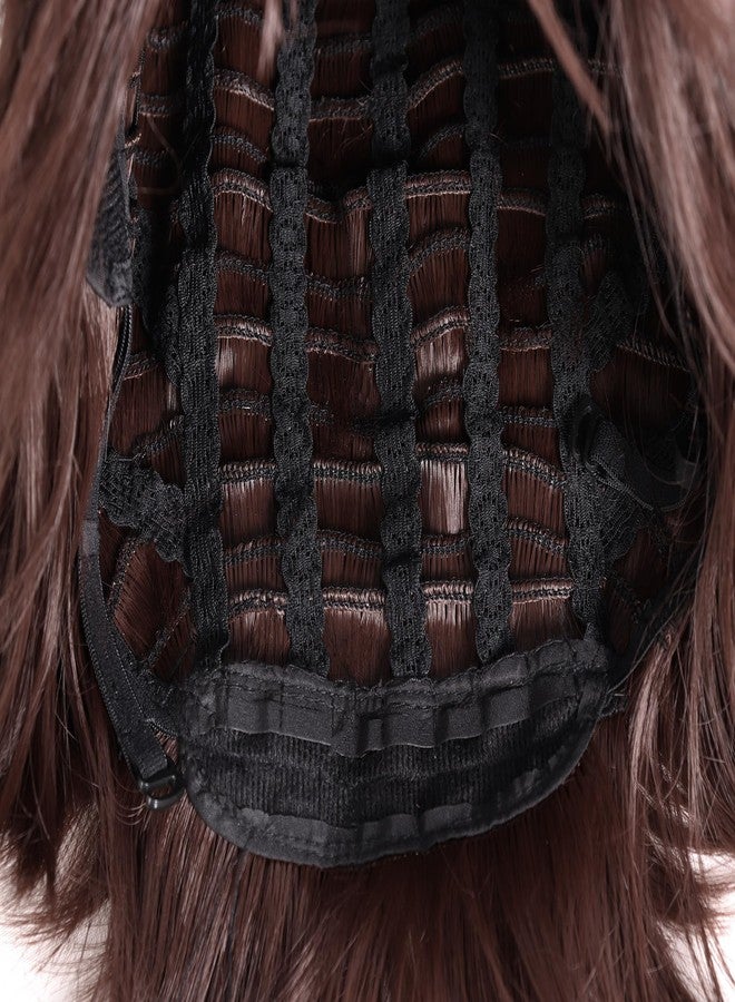 DAZCOS Wig Short Brown hair (Brown) - Image 5