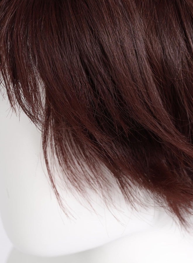 DAZCOS Wig Short Brown hair (Brown) - Image 4