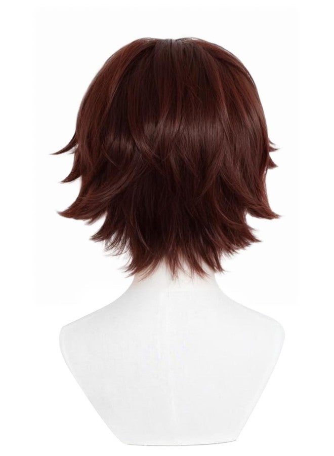 DAZCOS Wig Short Brown hair (Brown) - Image 3