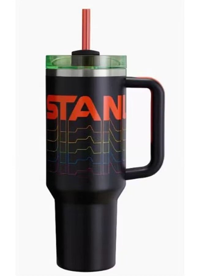 Stanley Quencher H2.0 FlowState Stainless Steel Vacuum Insulated Tumbler with Lid and Straw for Water, Iced Tea or Coffee, Smoothie and More, 40 oz  - Image 1