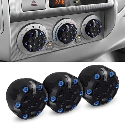 Dubbs Hardware 2nd Gen Tacoma Accessories AC Knob Upgrade 20052006200720082009201020112012201320142015 Tacoma Climate Control Dial Mods Set 2nd Gen Tacoma Mods for Toyota Interior Replacement Kit - Image 1