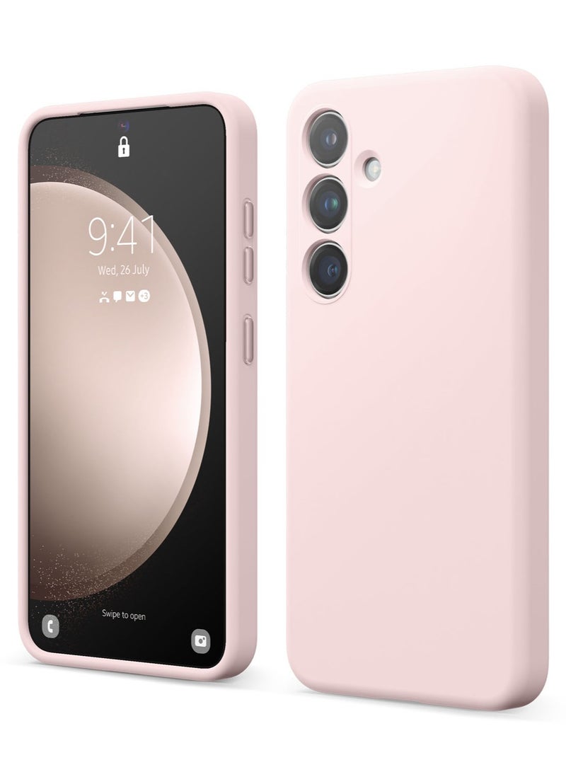 Elago Silicone for Samsung Galaxy S24 Case Cover - Lovely Pink - Image 1