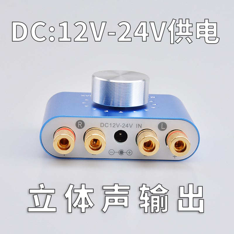 مضخم صوت صغير بلوتوث Zhi Aida X25 12V-24V مضخم صوت رقمي 100W مضخم صوت مكتبي منتج نهائي - Image 2