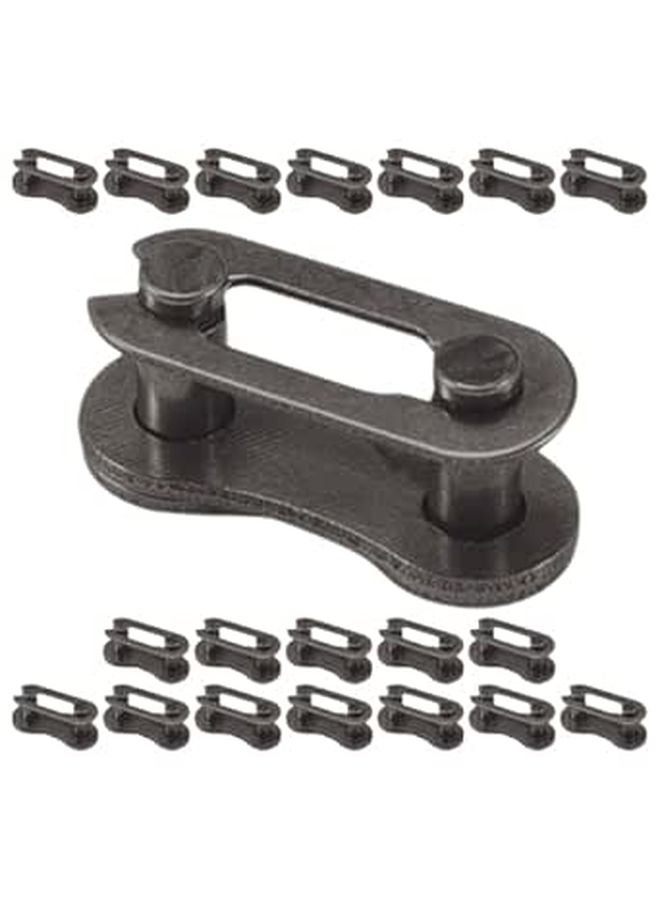 Single Speed Bicycle Chain Link Assembly 20pcs Metal Connector For Folding Bikes - Image 1