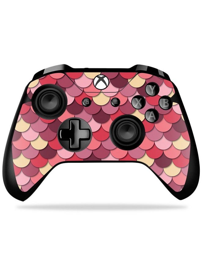 MIGHTY SKINS - Mightyskins Skin Compatible With Xbox One X Controller Pink Scales | Protective, Durable, And Unique Vinyl Decal Wrap Cover | Easy To Apply, Remove, And Change Styles | Made In The Usa - Image 1