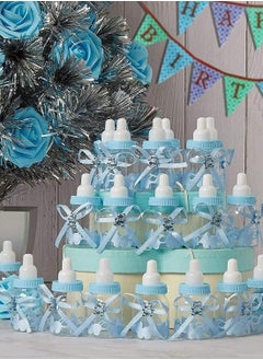 KASTWAVE Baby Shower Boy, Candy Bottle Baby Shower,24 PCS Sweets Fillable Candy Bottles Baby Shower Decorations Feeding Bottle for Boys Girls Party Supplies Birthday Decoration  - Image 2