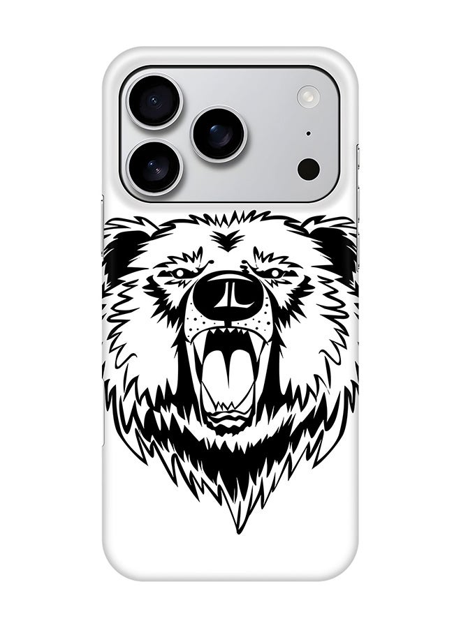 Stylizedd For iPhone 17 Pro,Case, [Compatible with MagSafe] Magnetic cover Slim fit Protection Matte, - Grizzly Bear
