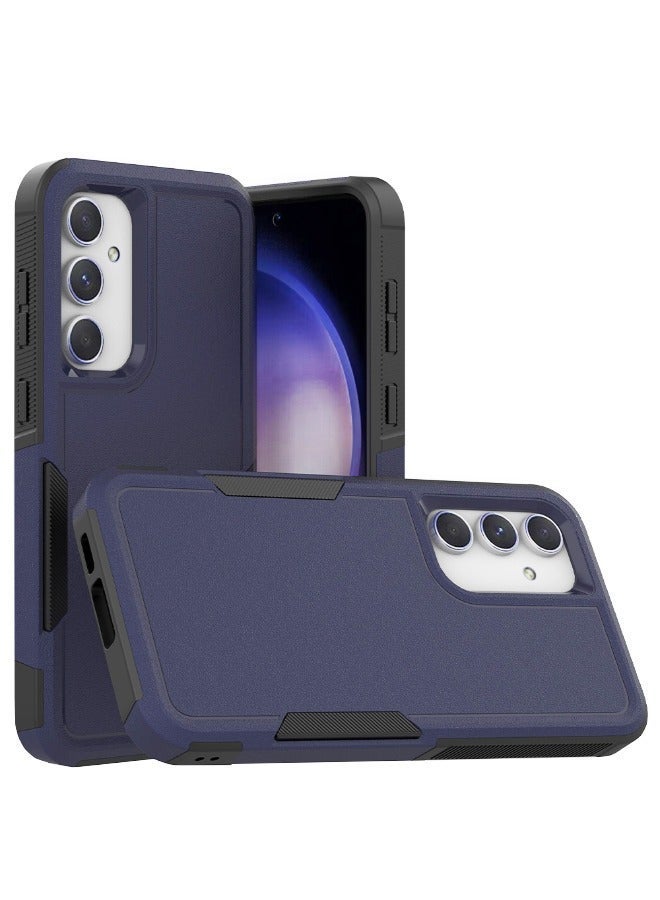 Asan Ge Samsung Galaxy S23 FE Case, Dual Layer Protective Heavy Duty Cell Phone Cover, Super Military Grade Drop Protection Case Cover for Samsung Galaxy S23 FE 5G 2023, Dark Blue - Image 1