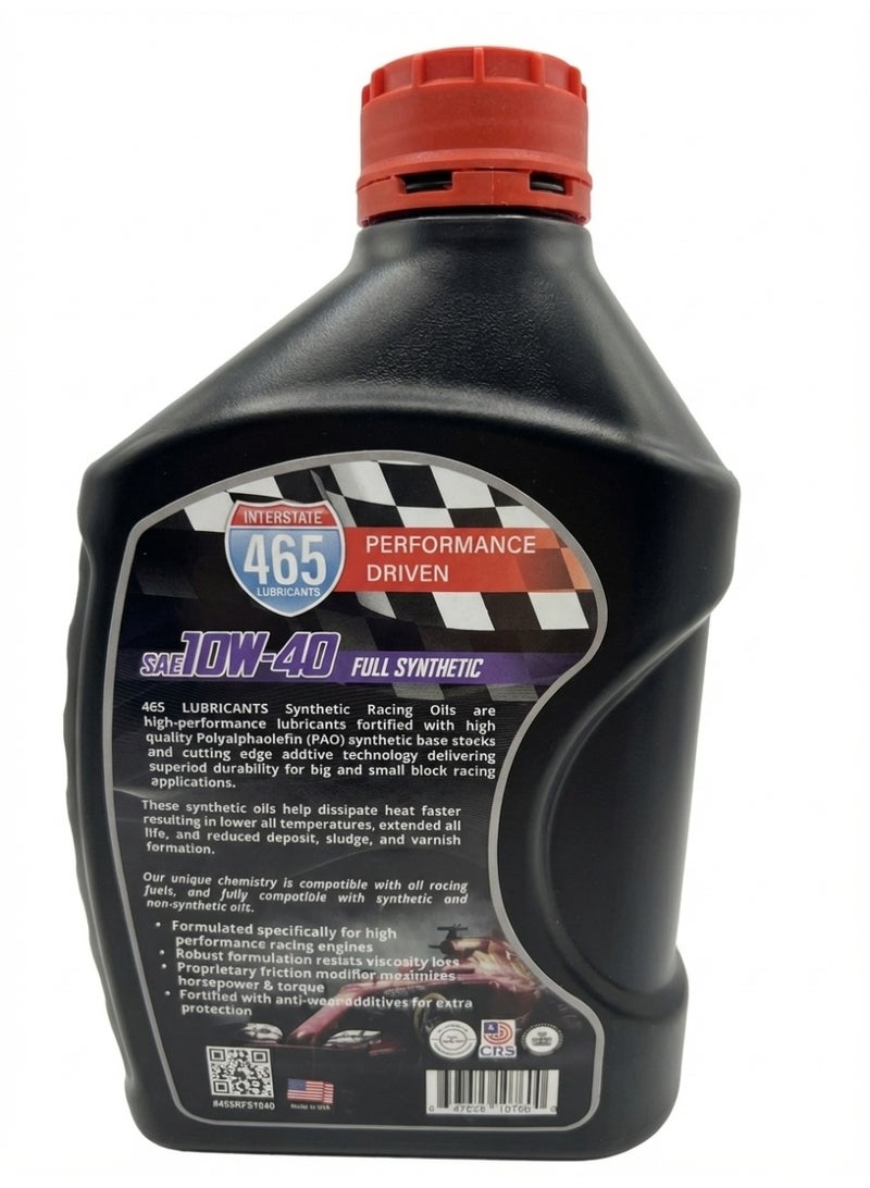 زيوت 465 زيت السيارات الرياضية عالي الاداء 10W-40 - Image 2