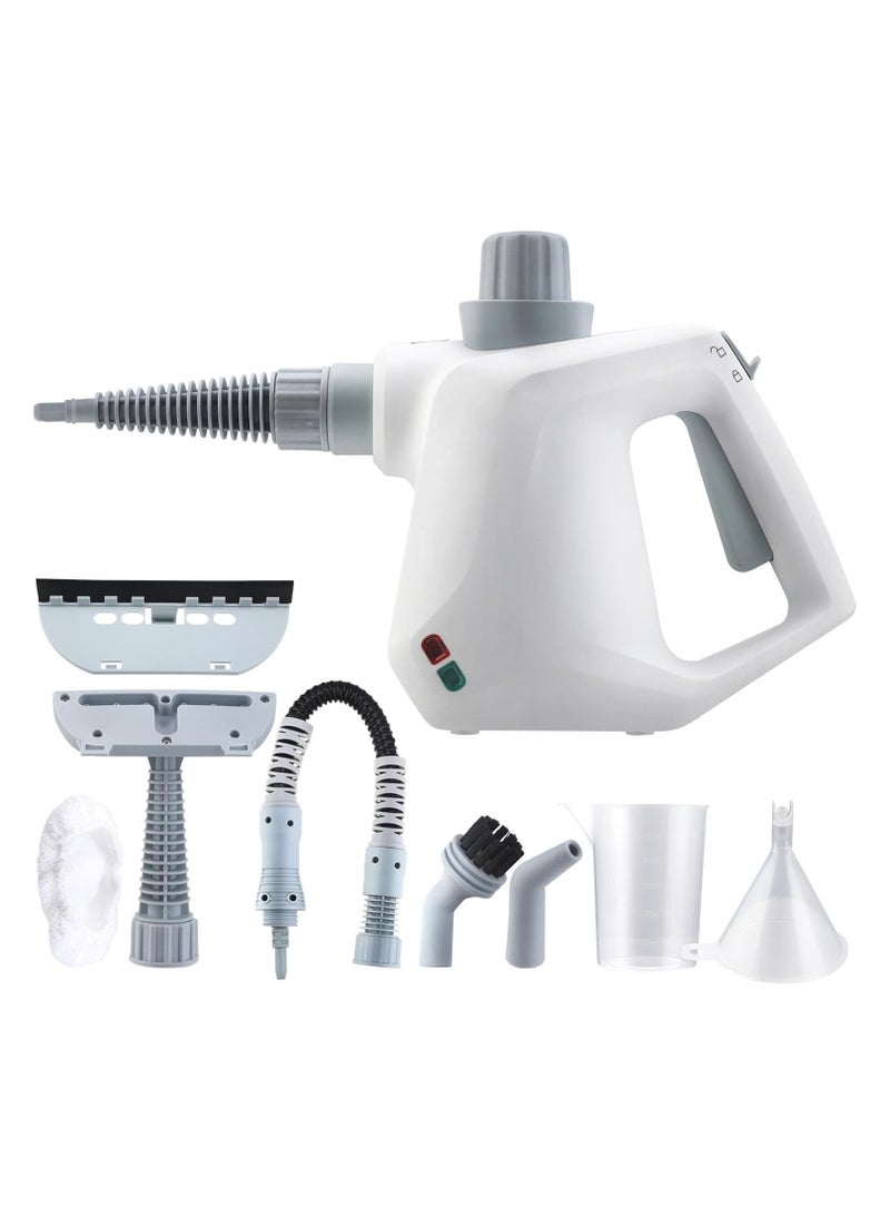 general Steam Cleaner Small Household Handheld High Temperature Kitchen Steam Cleaning Machine white 9-piece - Image 3