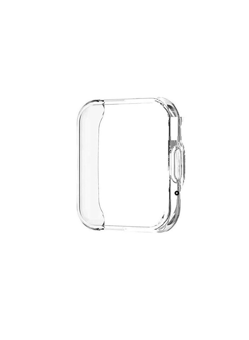 Compatible with Redmi Watch 2 Protector, Mi Watch 2 Lite Full-Duty TPU Anti-Scratch Protective Case for Mi Watch 2 Lite, Clear, - Image 1