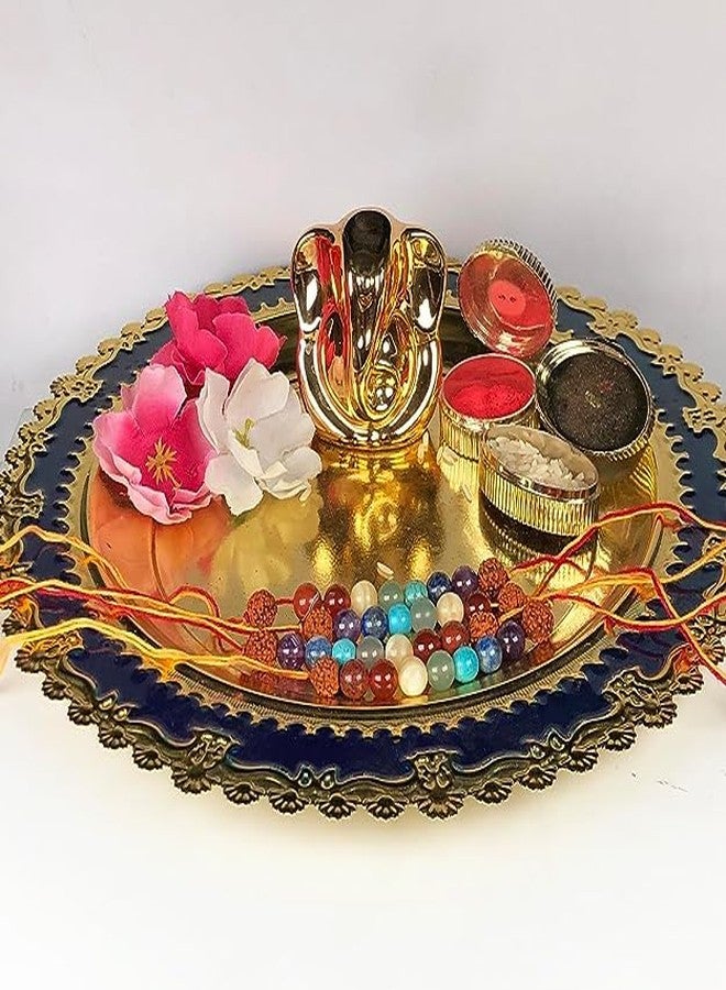 DEVAMA THE DIVINE Handmade Artwork Gemstone Rakhi for Brother, Bhaiya Bhabhi, Beads Bracelet Rakhi, Self Love, Friendship, Deep Inner Healing (Pack of 1) (Seven Chakra with Rudarksha Rakhi) - Image 4