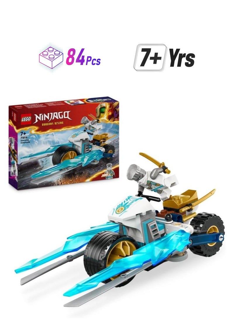 LEGO LEGO Ninjago Zanes Ice Motorcycle 71816  - Image 1