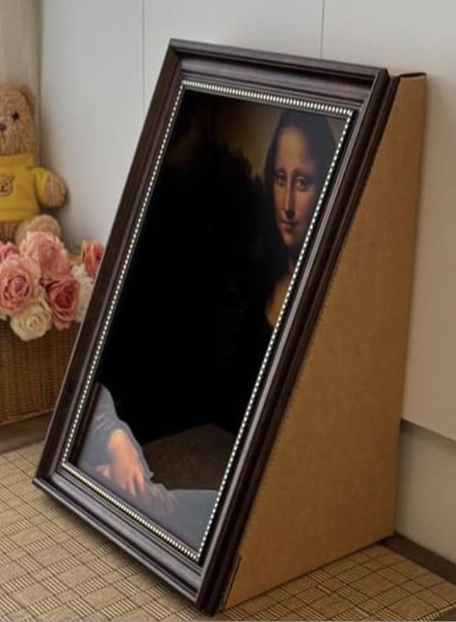 “Mona Lisa” Cat Bed, Wooden Frame Design, Dimensions: 17 x 20.5 x 13.4 inches, Suitable for Small to Medium-Sized Cats, Picture Frame-Style cat House - Image 5