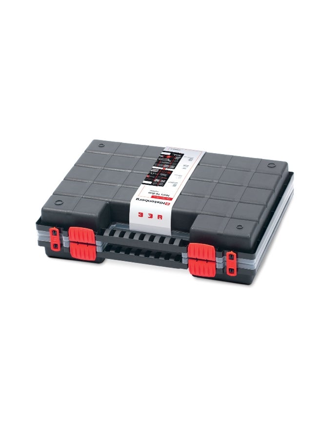 Kistenberg Premium Polymer Design and Durable Nors Duo 40 Tool Organiser Black and Red 10 x 30.3 x 39.9 cm  - Image 2
