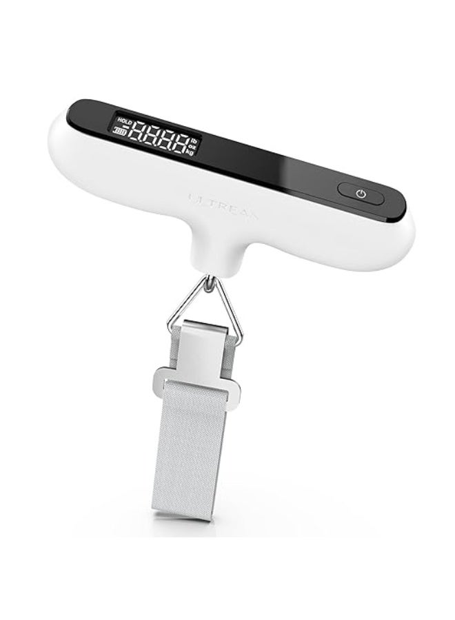 Lynacz Original Digital Luggage Scale, 50kg/110lb Portable Hanging Baggage Scale with Backlit LCD, 3 Units (kg/lb/oz), Hold & Tare Function for Travel, Fishing, Shipping, Battery Included - Image 1