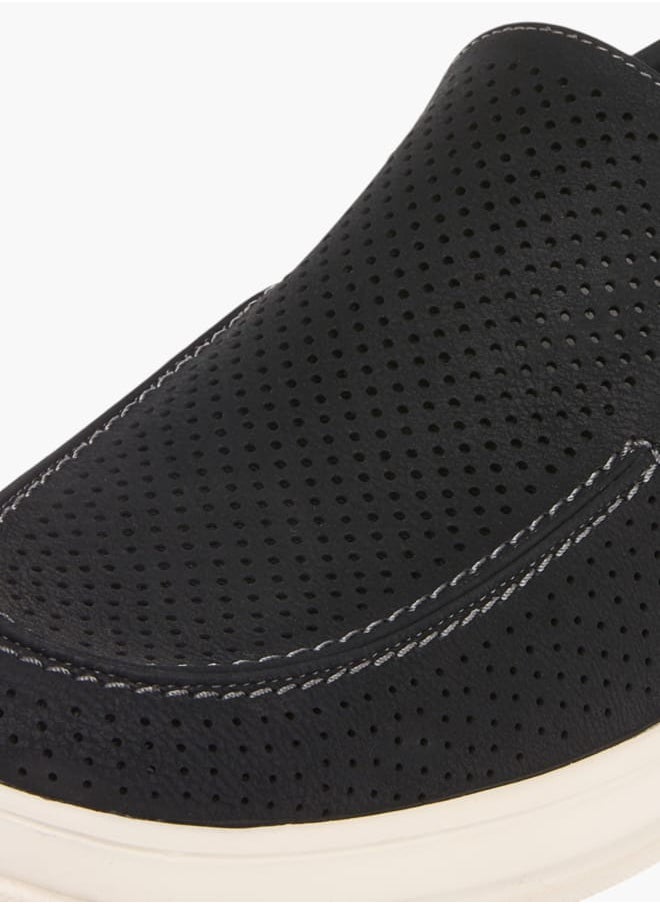 Lee Cooper Mens Perforated Slip-On Loafers  - Image 4