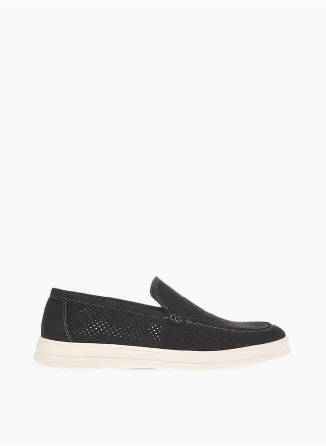 Lee Cooper Mens Perforated Slip-On Loafers  - Image 3