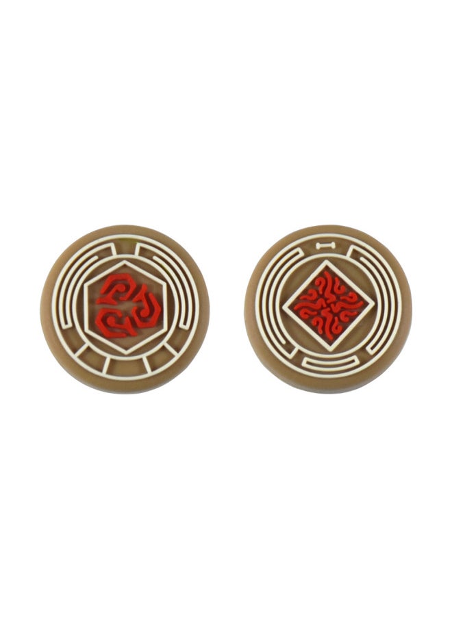 AMOGMO Suitable Switch Handle Silicone Non-slip Game Rocker Cap Wukong Text Rocker Cap Combination-Product Color:Combination 3 Non-returnable And Non-exchangeable  - Image 1